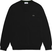 Lacoste Organic Cotton V-Neck Sweater - Sporttruien - zwart - maat L