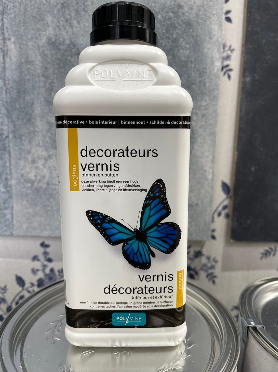 Polyvine - Decorateursvernis - Hoogglans - 1 liter