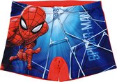 Spiderman - Marvel - zwemboxer - zwembroek - blauw - rood - maat 128 - 8 jaar