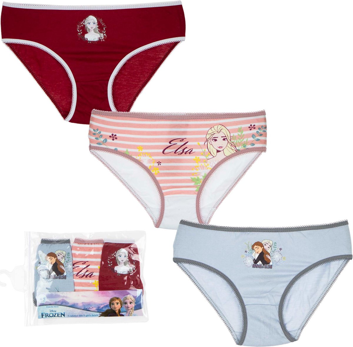 Frozen Disney 3 pack slips maat 92/98 2/3 jaar