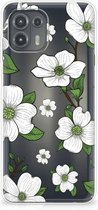 Trendy Telefoonhoesjes Motorola Edge 20 Lite Smartphone hoesje Dogwood Flowers