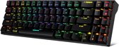 RK71 Gaming Keyboard Zwart - RGB Verlichting - Ergonomisch Mechanisch Gaming Toetsenbord Met Draadloos Verbinding - Qwerty - 70% Met Multimedia Toetsen - Red Switches