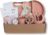 Kids Cultures | Giftbox XL | Oud Roze | Kraamcadeau jongen & meisje | Kraammand | Babyshower cadeau | Kies uit 6 unieke kleuren