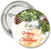6X Button Merry Christmas button traditional  - kerst button - kerst - kerstversiering - kerst badge - feestdagen
