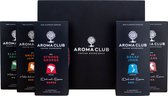Aroma Club - Deluxe Proefpakket Nespresso Compatible Capsules (100 st.) incl. Presentatiekist - 5 smaken - Espresso & Lungo - 100% Aluminium Koffiecups met grote korting