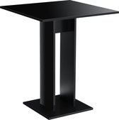 Eettafel - Geschikt voor 2 personen - Afmeting (LxBxH) 65 x 65 x 78 cm - Kleur zwart