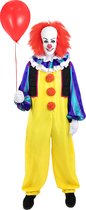 FUNIDELIA Pennywise Kostuum - IT Kostuum Clown voor Mannen - Maat: S - Geel