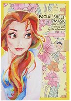 Disney Princess gezichtsmasker Assepoester - Multicolor - Kunststof - One Size - Spa - Schoencadeautje sinterklaas - Ontspannen - Cadeau - Kerstcadeau - Sinterklaascadeau
