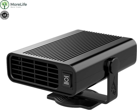 MoreLife Car Heater Zwart |Auto Verwarming Ventilator - Auto Heater - Auto  kachel -... | bol.com