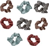 Scrunchie Set | satijn | Haarelastiek Pack - 8 stuks | Haarwokkel |