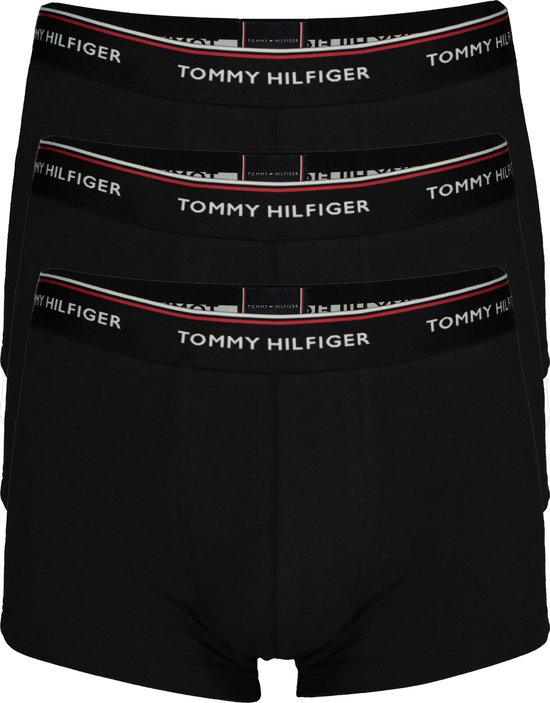 Tommy Hilfiger - Heren Onderbroeken 3-Pack Trunks Zwart - Zwart - Maat S |  bol.com