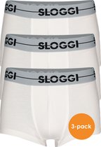 Sloggi Men GO Hipster - heren boxers (3-pack) - wit -  Maat: M