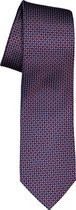 ETERNA stropdas - blauw met rood structuur - Maat: One size