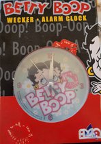 Betty Boop - wekker - retro - metaal - ouderwets wekkergeluid - batterijen