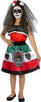 FUNIDELIA Déguisement Catrina fille - 7-9 ans (134-146 cm) - Zwart