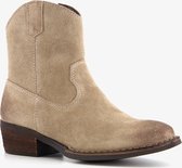 TwoDay cowboy western meisjes laarsjes - Beige - Maat 35 - Echt leer