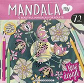 Mandala Kleurboek voor Volwassenen met 72 Kleurplaten maat van 22,5cm x 22,5cm.