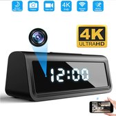 TecEye Verborgen camera - Alarm Spy camera - Met Wifi - Met Geluidsopname - Spy camera + 128GB Kaart