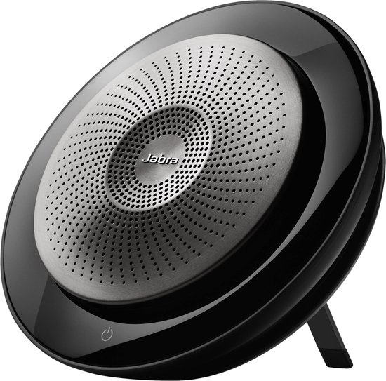 Jabra 710 MS - Speakerphone / luidspreker - Omni-directionele microfoon en HD-voice - Universeel USB/Bluetooth -Zwart/zilver - Jabra