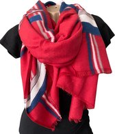 Lange Warme Dames Sjaal - Omslagdoek - Rood - 200 x 75 cm (5#)