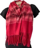 Lange Warme Sjaal - Rood - 180 x 68 cm (6#)