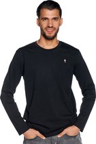 Feyenoord T-shirt Lange Mouw Player, zwart, Heren (XL)