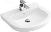 Villeroy & Boch Subway 2.0 Wastafel Onderzijde Geslepen Met Overloop 60x49cm Wit