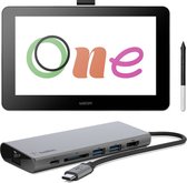 Bundle WACOM One 13 pen display + BELKIN USB-C Multimedia Hub + Power Space