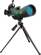 Svbony SV28 - Spotting Scope 20-60x60 - Compact - BAK4 Prism - Monoculaire telescoop voor beginners - Breed gezichtsveld - Statieftelefoon -Adapter Spotting Scope - voor vogelspott