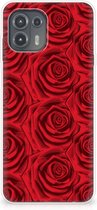 GSM Hoesje Motorola Edge 20 Lite TPU Bumper Red Roses