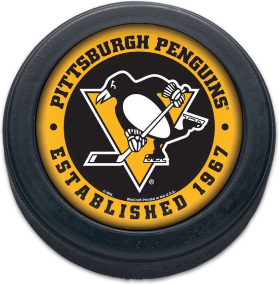 Pittsburgh penguins - Ijshockey puck - NHL Puck - NHL - Ijshockey - NHL Collectible - WinCraft