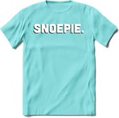 Snoepie - Valentijn T-Shirt | Grappig Valentijnsdag Cadeautje voor Hem en Haar | Dames - Heren - Unisex | Kleding Cadeau | - Licht Blauw - L
