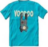 Voodoo pop T-Shirt Grappig | Halloween Kleding Kado Heren / Dames | Animal Skateboard Cadeau shirt - Blauw - XXL