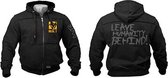 Premium Zip-Up Hoodie (Black) M