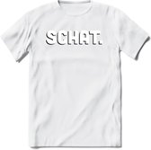 Schat - Valentijn T-Shirt | Grappig Valentijnsdag Cadeautje voor Hem en Haar | Dames - Heren - Unisex | Kleding Cadeau | - Wit - L