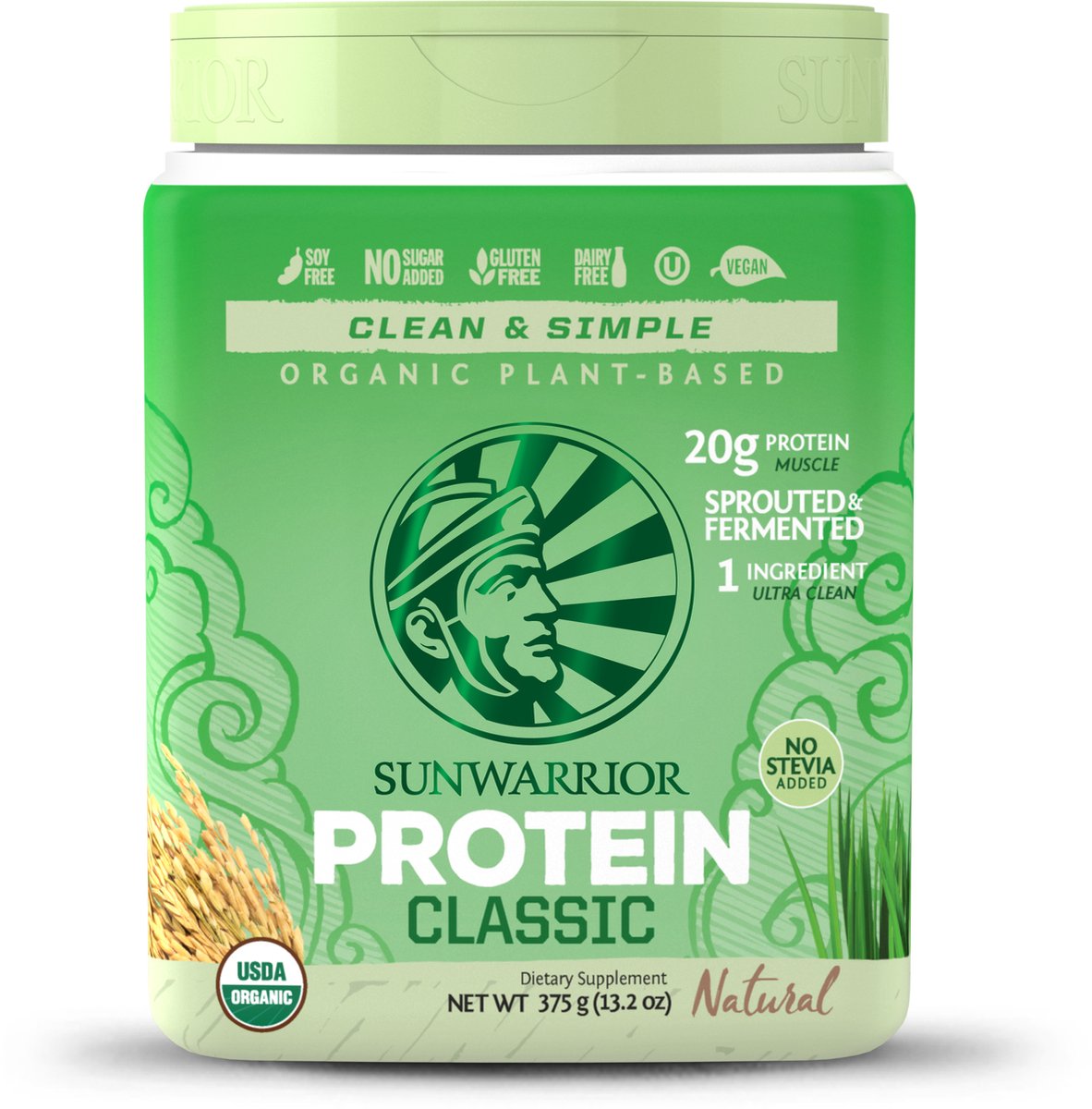 Goedkoopste Sunwarrior Classic Proteïne Naturel - 375 gram