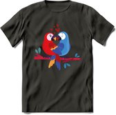 Valentijn T-Shirt | Grappig Valentijnsdag Cadeautje voor Hem en Haar | Dames - Heren - Unisex | Kleding Cadeau | - Donker Grijs - XL