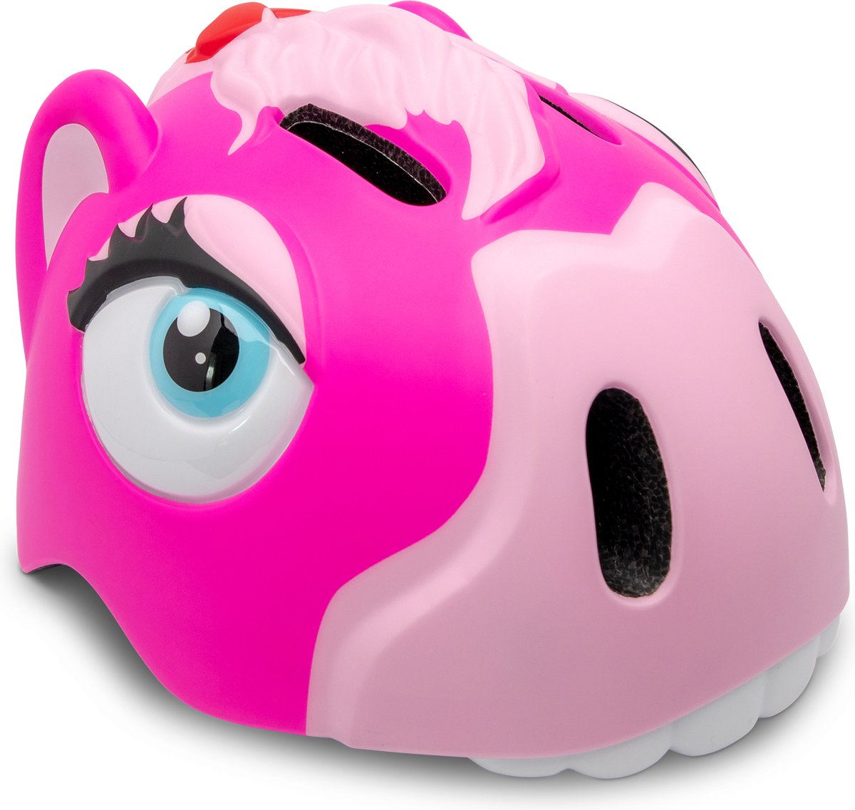 Crazy Safety - Kinderfietshelm - Fietshelm voor kinderen - Roze Paard - EN1078 Gecertificeerd - Maat S - 49/54 cm verstelbaar