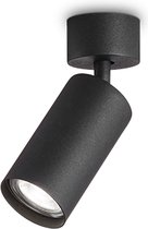 Ideal Lux Dynamite - Plafondlamp Modern - Zwart  - H:165cm - GU10 - Voor Binnen - Metaal - Plafondlampen - Slaapkamer - Kinderkamer - Woonkamer - Plafonnieres