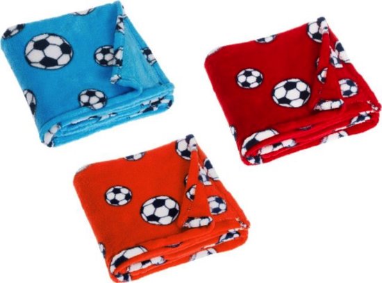 Playshoes Jongens voetbal badjas, oranje, normaal