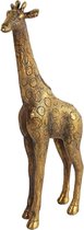 Giraf - Polyserin- goud - 31.5cm - Beeld - Decoratie
