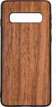 Samsung S10 Noten Houten GSM / Telefoon Hoesje - Shockproof TPU Case