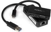 Adapter Startech MSTS3MDPUGBK         HDMI VGA Mini DisplayPort USB 3.0