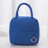 Koeltas - Warm houd Tas - Lunchtas - Volwassenen en kinderen - Compact & Handig: School - Lunch - Werk - Snoep Blauw