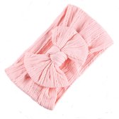 Baby Stretch Hoofdband met Strik - 0-24 mnd - Roze