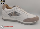 Helioform dames sneaker, wit-beige-snake H305 , maat 40