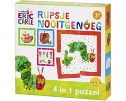 slijm Nageslacht regiment Bambolino Toys puzzel Rupsje Nooitgenoeg 4 in 1 educatief peuter speelgoed  -... | bol.com