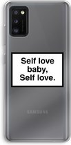 CaseCompany® - Galaxy A41 hoesje - Self love - Soft Case / Cover - Bescherming aan alle Kanten - Zijkanten Transparant - Bescherming Over de Schermrand - Back Cover