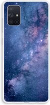 Case Company® - Galaxy A71 hoesje - Nebula - Soft Case / Cover - Bescherming aan alle Kanten - Zijkanten Transparant - Bescherming Over de Schermrand - Back Cover