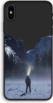 Case Company® - iPhone XS hoesje - Wanderlust - 100% Biologisch Afbreekbaar - Duurzaam - Biodegradable Soft Case - Milieuvriendelijke Print op Achterkant - Zwarte Zijkanten - Bescherming Over